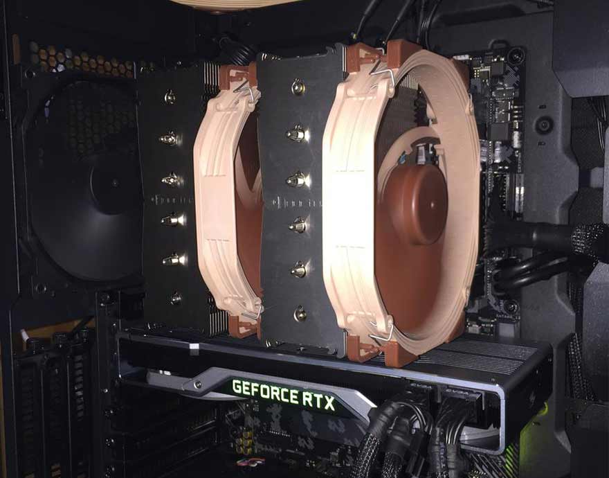 Noctua NH D15 AMD Ryzen 5 3600과 공기 쿨러