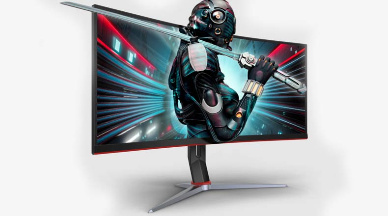 Best gaming Monitor for RTX 3080 - AOC CU34G2X - 34 Inch 2k 144Hz Ultrawide Monitor