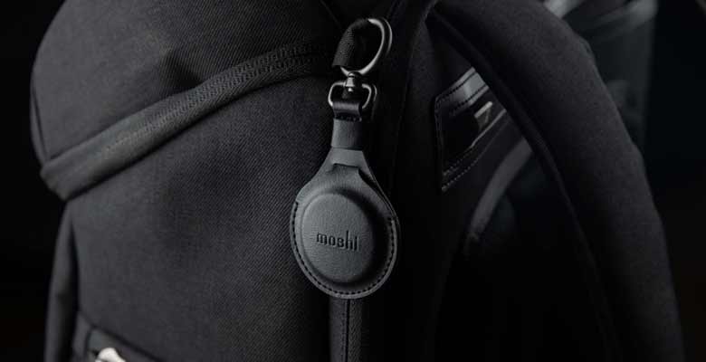 Moshi Leather Airtag Keyring