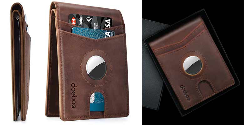 doeboe Airtag Wallet For Men