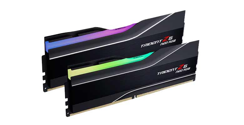 G.SKILL Trident Z5 Neo RGB (AMD Expo) DDR5 32GB (2x16GB) 6000MTs CL30 Memory Kit for ryzen 7800X3D
