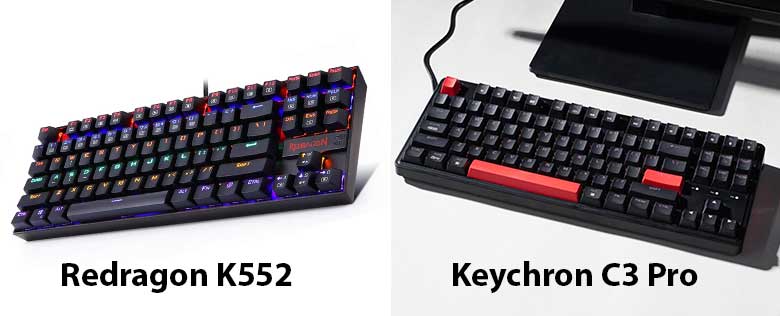 Mechanical keyboards under 50 bucks - Keychron C3 Pro - Redragon K552